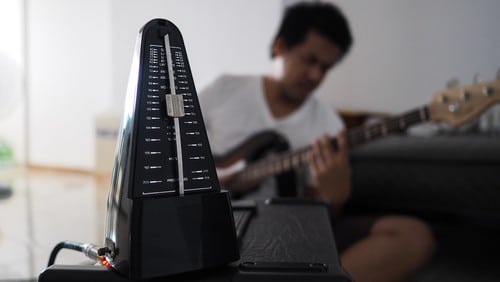 maximise guitar practice using metronome